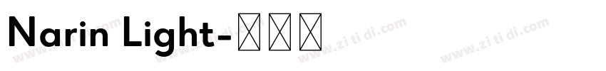 Narin Light字体转换